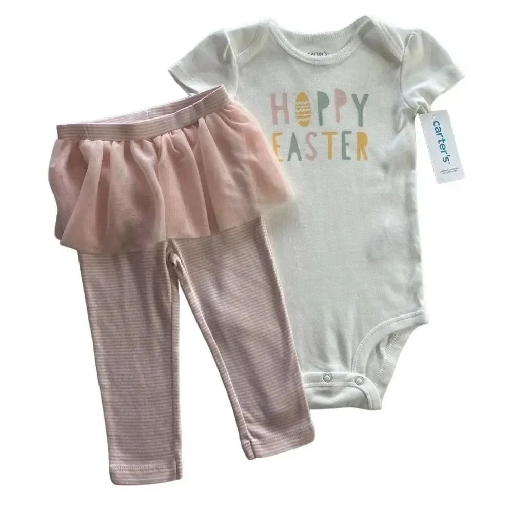 CARTER’S BABY GIRL 12M 2-PIECE EASTER TUTU SET